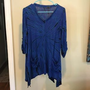 Boho Chic Tie Dyed Tunic